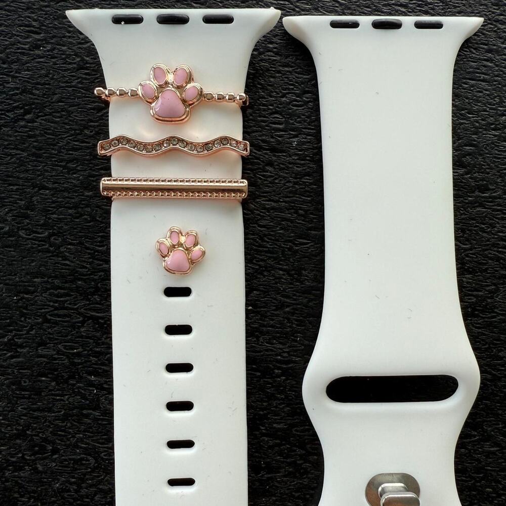 New Doggie Watch Charms for Apple and Samsung Watches- Pink/Rose Gold
